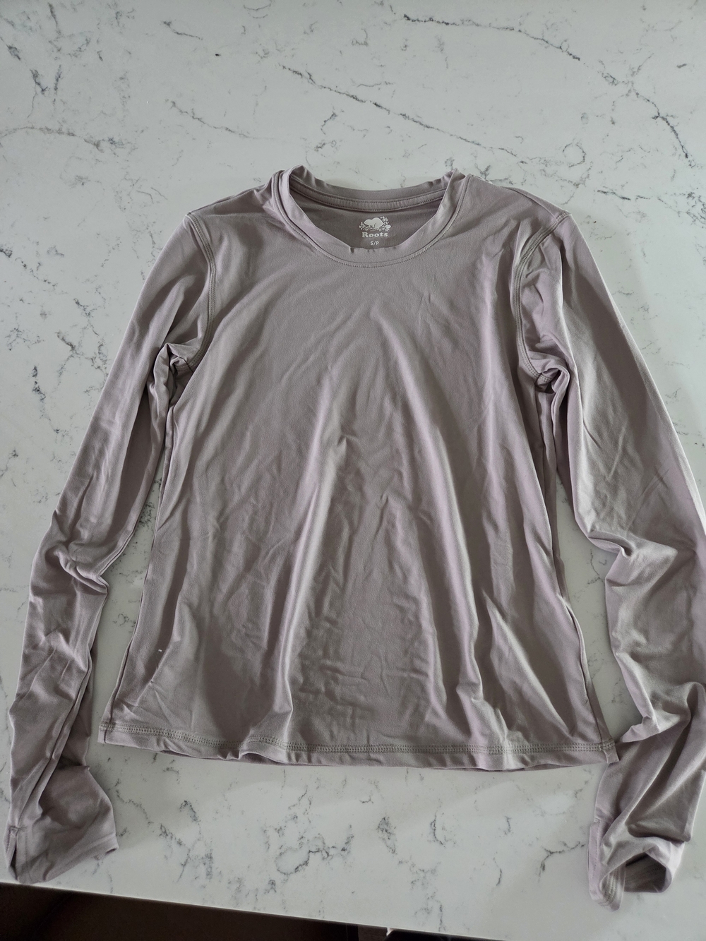 NWT Roots - Renew Knit Fitted Long Sleeve Top Size S